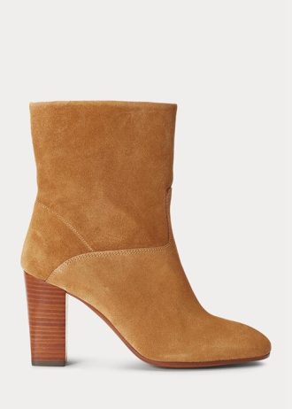Brown Women’s Ralph Lauren Brindley Suede Boots Brown Women’s Ralph Lauren Brindley Suede Boots