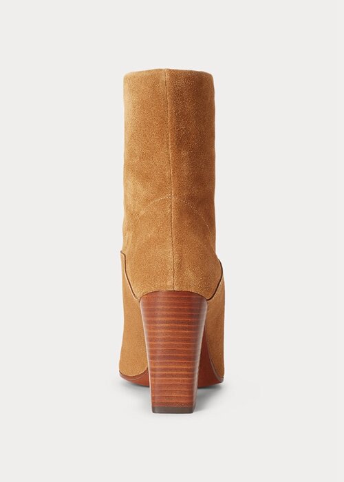 Brown Women’s Ralph Lauren Brindley Suede Boots Brown Women’s Ralph Lauren Brindley Suede Boots