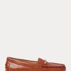 Brown Women’s Ralph Lauren Briony Leather Driver Loafers Brown Women’s Ralph Lauren Briony Leather Driver Loafers