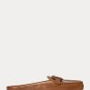 Brown Women’s Ralph Lauren Brynn Burnished Leather Driver Flat Shoes Brown Women’s Ralph Lauren Brynn Burnished Leather Driver Flat Shoes
