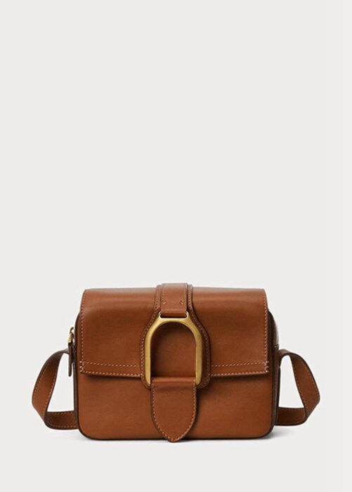 Brown Women’s Ralph Lauren Calfskin Welington Crossbody Bags Brown Women’s Ralph Lauren Calfskin Welington Crossbody Bags