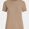 Brown Women’s Ralph Lauren Cashmere Jersey Short-Sleeve Sweaters Brown Women’s Ralph Lauren Cashmere Jersey Short-Sleeve Sweaters