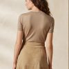 Brown Women’s Ralph Lauren Cashmere Jersey Short-Sleeve Sweaters Brown Women’s Ralph Lauren Cashmere Jersey Short-Sleeve Sweaters