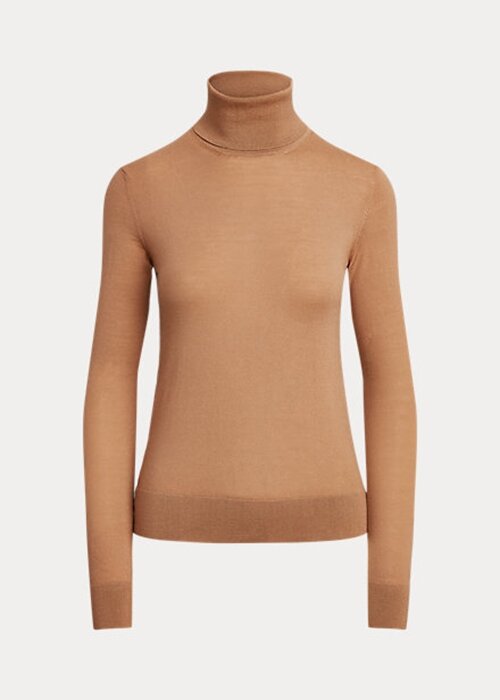 Brown Women’s Ralph Lauren Cashmere Turtleneck Sweaters Brown Women’s Ralph Lauren Cashmere Turtleneck Sweaters