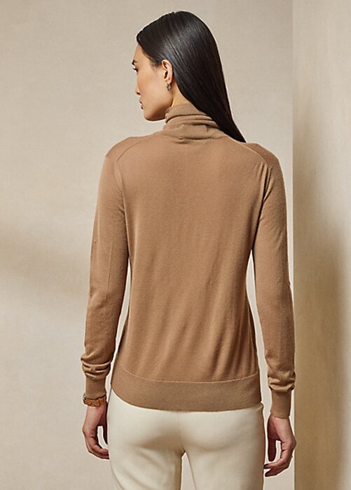 Brown Women’s Ralph Lauren Cashmere Turtleneck Sweaters Brown Women’s Ralph Lauren Cashmere Turtleneck Sweaters