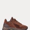 Brown Women’s Ralph Lauren Grayson Calf-Suede Zip Sneakers Brown Women’s Ralph Lauren Grayson Calf-Suede Zip Sneakers