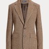 Brown Women’s Ralph Lauren Herringbone Linen-Blend Blazers Brown Women’s Ralph Lauren Herringbone Linen-Blend Blazers