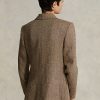 Brown Women’s Ralph Lauren Herringbone Linen-Blend Blazers Brown Women’s Ralph Lauren Herringbone Linen-Blend Blazers