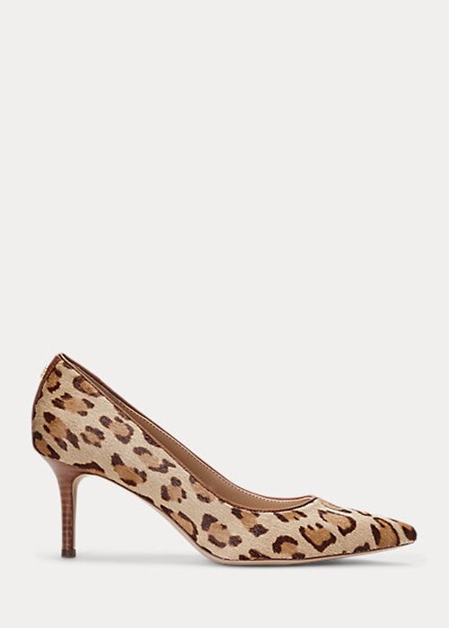 Brown Women’s Ralph Lauren Lanette Haircalf Heels Brown Women’s Ralph Lauren Lanette Haircalf Heels