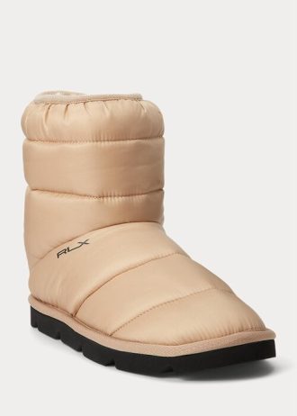 Brown Women’s Ralph Lauren Logo Quiltedie Boots Brown Women’s Ralph Lauren Logo Quiltedie Boots