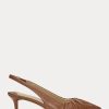 Brown Women’s Ralph Lauren Lolah Nappa Leather Slingback Heels Brown Women’s Ralph Lauren Lolah Nappa Leather Slingback Heels