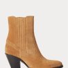 Brown Women’s Ralph Lauren Lowrey Suede Cowboy Boots Brown Women’s Ralph Lauren Lowrey Suede Cowboy Boots