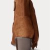 Brown Women’s Ralph Lauren Lucille Fringe-Trim Suedeie Boots Brown Women’s Ralph Lauren Lucille Fringe-Trim Suedeie Boots