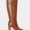 Brown Women’s Ralph Lauren Makenna Burnished Leather Riding Boots Brown Women’s Ralph Lauren Makenna Burnished Leather Riding Boots