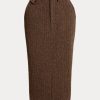 Brown Women’s Ralph Lauren Mychele Wool Herringbone Skirts Brown Women’s Ralph Lauren Mychele Wool Herringbone Skirts