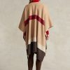 Brown Women’s Ralph Lauren Polo ID Striped Double-Faced Poncho Jackets Brown Women’s Ralph Lauren Polo ID Striped Double-Faced Poncho Jackets