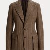 Brown Women’s Ralph Lauren Preston Herringbone Jackets Brown Women’s Ralph Lauren Preston Herringbone Jackets