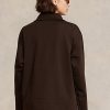 Brown Women’s Ralph Lauren Quarter-Zip Pullover Fleece Jackets Brown Women’s Ralph Lauren Quarter-Zip Pullover Fleece Jackets