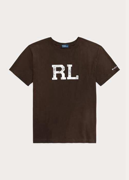 Brown Women’s Ralph Lauren Rl Logo Jersey T Shirts Brown Women’s Ralph Lauren Rl Logo Jersey T Shirts