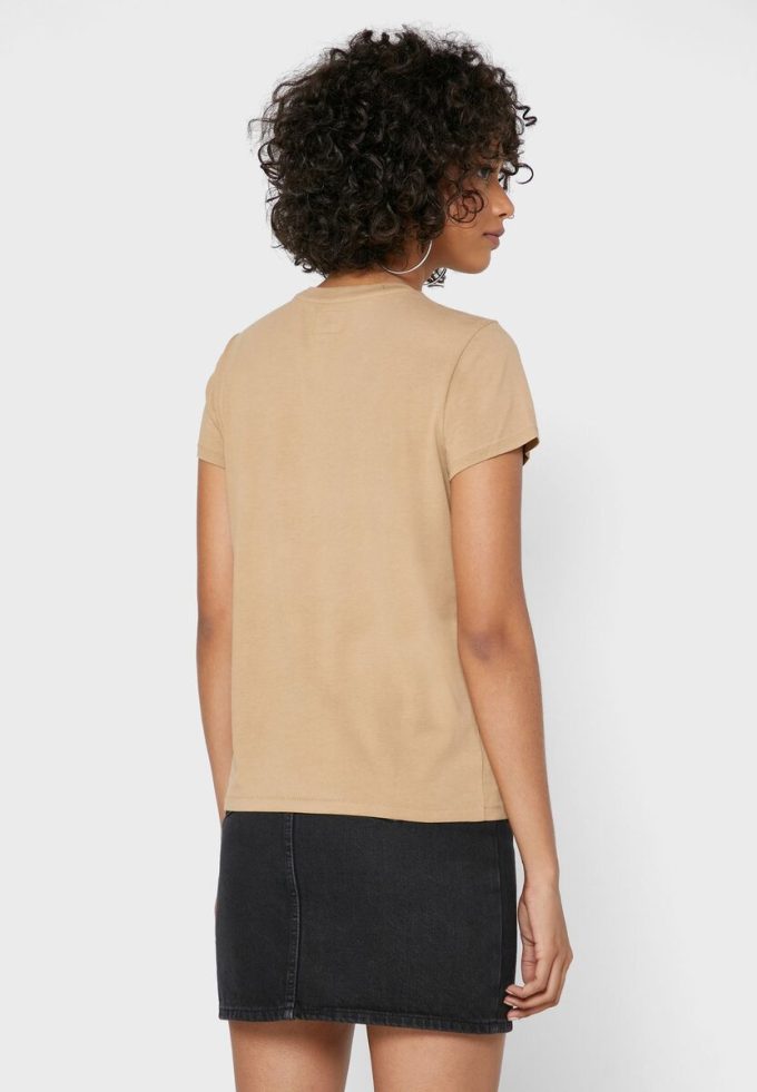 Brown Women’s Ralph Lauren Round Neck Logo T Shirts Brown Women’s Ralph Lauren Round Neck Logo T Shirts