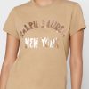 Brown Women’s Ralph Lauren Round Neck Logo T Shirts Brown Women’s Ralph Lauren Round Neck Logo T Shirts