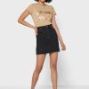 Brown Women’s Ralph Lauren Round Neck Logo T Shirts Brown Women’s Ralph Lauren Round Neck Logo T Shirts