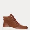 Brown Women’s Ralph Lauren Rylee Suede & Leather High-Top Sneakers Brown Women’s Ralph Lauren Rylee Suede & Leather High-Top Sneakers