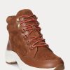 Brown Women’s Ralph Lauren Rylee Suede & Leather High-Top Sneakers Brown Women’s Ralph Lauren Rylee Suede & Leather High-Top Sneakers