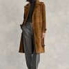 Brown Women’s Ralph Lauren Suede Coats Brown Women’s Ralph Lauren Suede Coats
