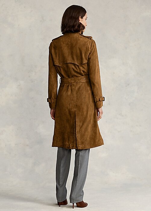 Brown Women’s Ralph Lauren Suede Coats Brown Women’s Ralph Lauren Suede Coats