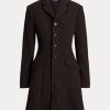 Brown Women’s Ralph Lauren Tweed Fit-and-Flare Coats Brown Women’s Ralph Lauren Tweed Fit-and-Flare Coats