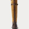 Brown Women’s Ralph Lauren Two-Tone Suede & Leather Ridings Boots Brown Women’s Ralph Lauren Two-Tone Suede & Leather Ridings Boots