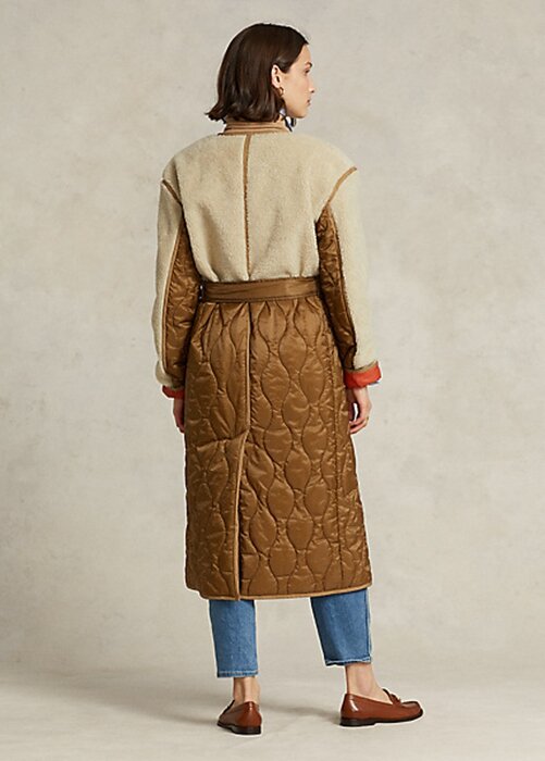 Brown Women’s Ralph Lauren Water-Repellent Belted Hybrid Liner Coats Brown Women’s Ralph Lauren Water-Repellent Belted Hybrid Liner Coats