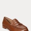 Brown Women’s Ralph Lauren Wynnie Burnished Leather Loafers Brown Women’s Ralph Lauren Wynnie Burnished Leather Loafers
