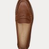 Brown Women’s Ralph Lauren Wynnie Burnished Leather Loafers Brown Women’s Ralph Lauren Wynnie Burnished Leather Loafers