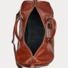 Chocolate Men’s Ralph Lauren Heritage Leather Duffle Bags Chocolate Men’s Ralph Lauren Heritage Leather Duffle Bags