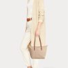 Clay Women’s Ralph Lauren Nylon Small Tote Bags Clay Women’s Ralph Lauren Nylon Small Tote Bags