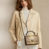 Copper Women’s Ralph Lauren The Python RL Top Handle Handbag Copper Women’s Ralph Lauren The Python RL Top Handle Handbag