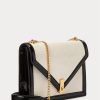 Cream/Black Women’s Ralph Lauren Polo ID Suede Envelope Crossbody Bags Cream/Black Women’s Ralph Lauren Polo ID Suede Envelope Crossbody Bags