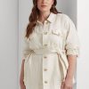 Cream Women’s Ralph Lauren Belted Herringbone Linen Jackets Cream Women’s Ralph Lauren Belted Herringbone Linen Jackets