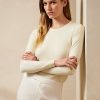 Cream Women’s Ralph Lauren Cashmere Crewneck Sweaters Cream Women’s Ralph Lauren Cashmere Crewneck Sweaters