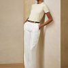 Cream Women’s Ralph Lauren Cashmere Jersey Short-Sleeve Sweaters Cream Women’s Ralph Lauren Cashmere Jersey Short-Sleeve Sweaters
