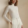 Cream Women’s Ralph Lauren Cashmere Turtleneck Sweaters Cream Women’s Ralph Lauren Cashmere Turtleneck Sweaters