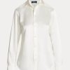 Cream Women’s Ralph Lauren Mulberry Silk Shir Shirts Cream Women’s Ralph Lauren Mulberry Silk Shir Shirts