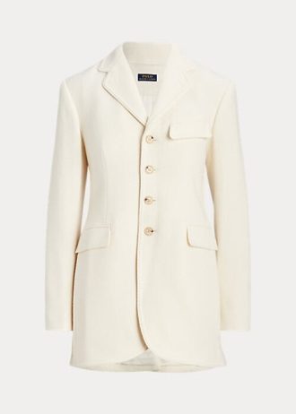 Cream Women’s Ralph Lauren Wool-Blend Herringbone- Jackets Cream Women’s Ralph Lauren Wool-Blend Herringbone- Jackets