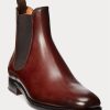 Dark Brown Men’s Ralph Lauren Penfield Calfskin Chelsea Boots Dark Brown Men’s Ralph Lauren Penfield Calfskin Chelsea Boots