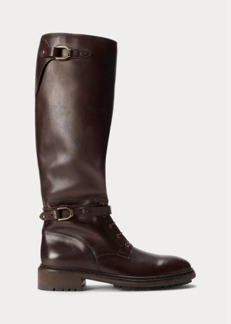 Dark Brown Men’s Ralph Lauren Welington Calfskin Boots Dark Brown Men’s Ralph Lauren Welington Calfskin Boots