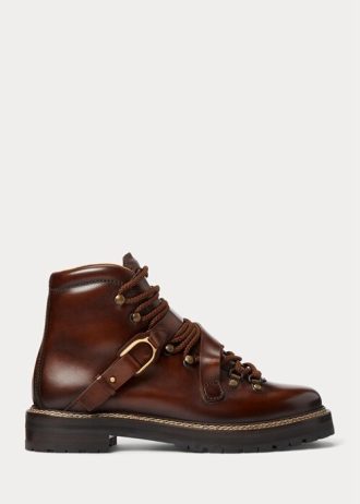 Dark Brown Women’s Ralph Lauren Dimicia Welington Hand-Burnishedie Boots Dark Brown Women’s Ralph Lauren Dimicia Welington Hand-Burnishedie Boots