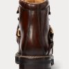 Dark Brown Women’s Ralph Lauren Dimicia Welington Hand-Burnishedie Boots Dark Brown Women’s Ralph Lauren Dimicia Welington Hand-Burnishedie Boots