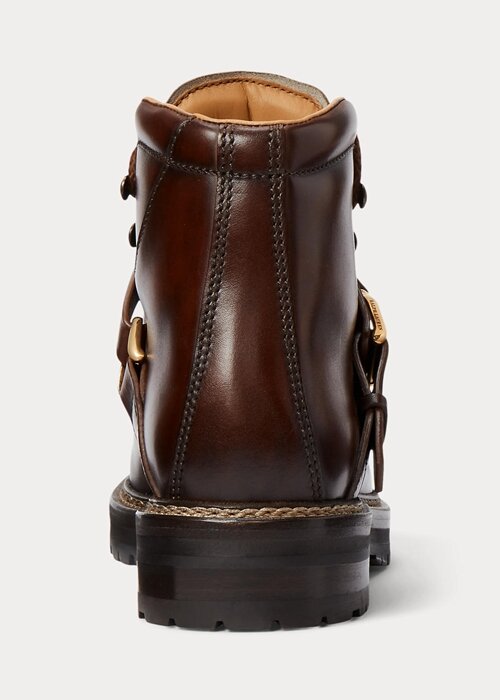 Dark Brown Women’s Ralph Lauren Dimicia Welington Hand-Burnishedie Boots Dark Brown Women’s Ralph Lauren Dimicia Welington Hand-Burnishedie Boots